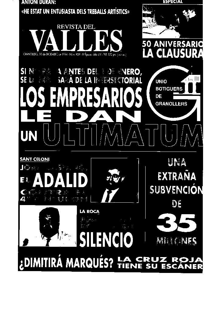 Revista del Vallès, 10/12/1994 [Exemplar]