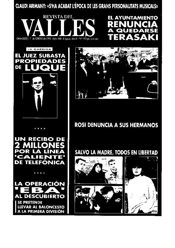 Revista del Vallès, 11/2/1995 [Exemplar]