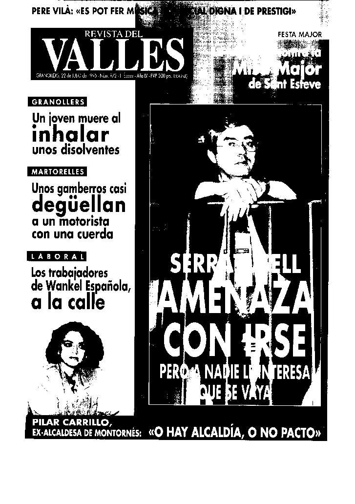 Revista del Vallès, 22/7/1995 [Exemplar]