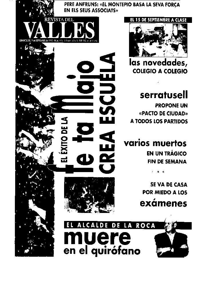 Revista del Vallès, 9/9/1995 [Exemplar]