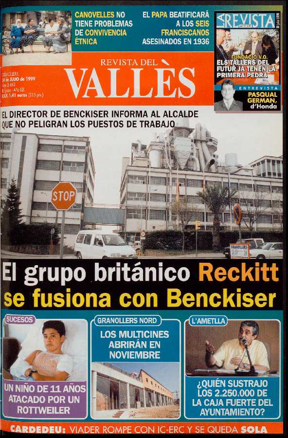 Revista del Vallès, 30/7/1999 [Ejemplar]