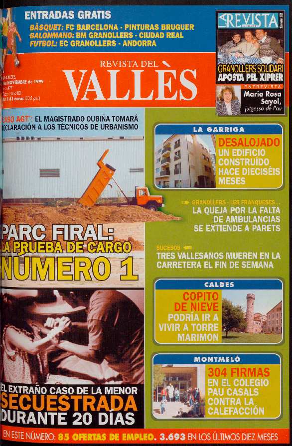 Revista del Vallès, 19/11/1999 [Issue]