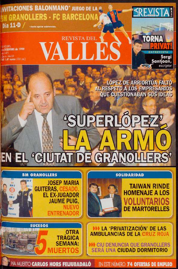 Revista del Vallès, 3/12/1999 [Ejemplar]