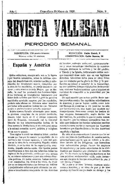 Revista Vallesana, 30/5/1920 [Issue]