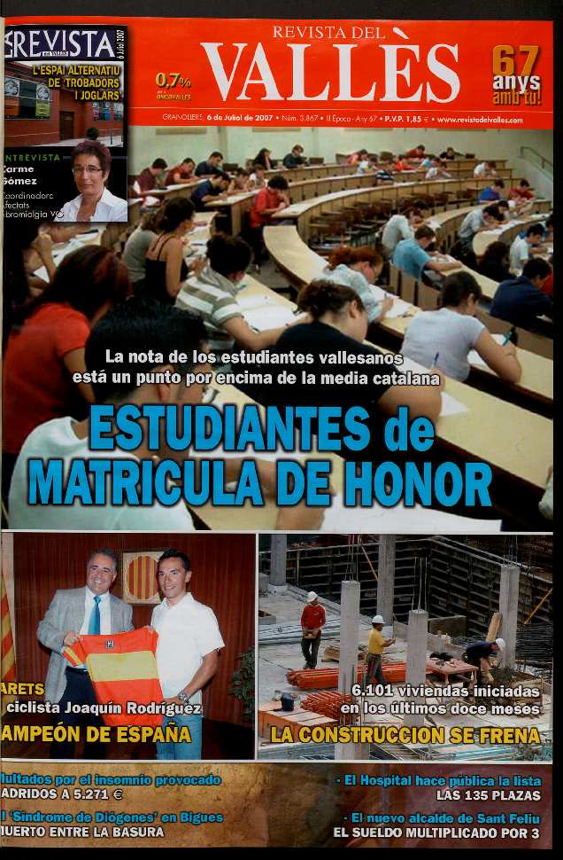 Revista del Vallès, 6/7/2007 [Ejemplar]