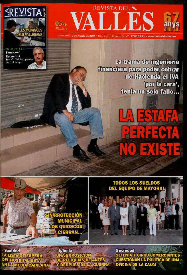 Revista del Vallès, 3/8/2007 [Ejemplar]
