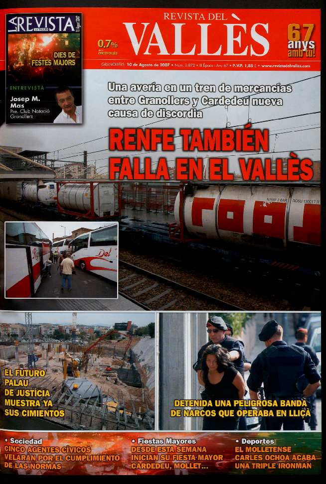 Revista del Vallès, 10/8/2007 [Ejemplar]