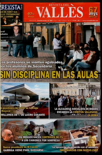 Revista del Vallès, 2/11/2007 [Ejemplar]