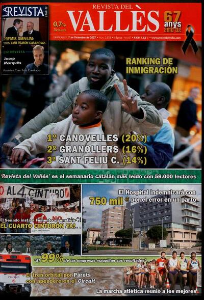Revista del Vallès, 7/12/2007 [Exemplar]