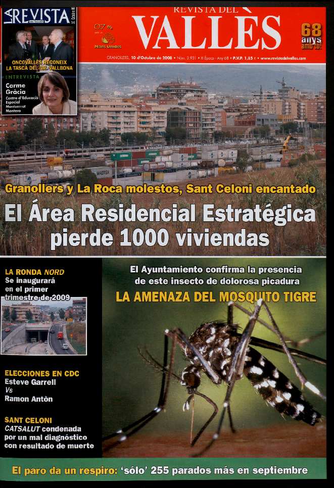 Revista del Vallès, 10/10/2008 [Issue]