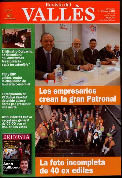 Revista del Vallès, 31/10/2008 [Issue]