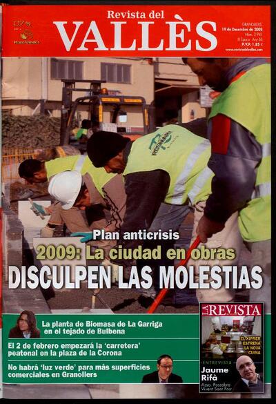 Revista del Vallès, 19/12/2008 [Exemplar]