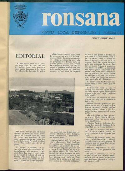 Ronçana, 1/11/1968 [Issue]