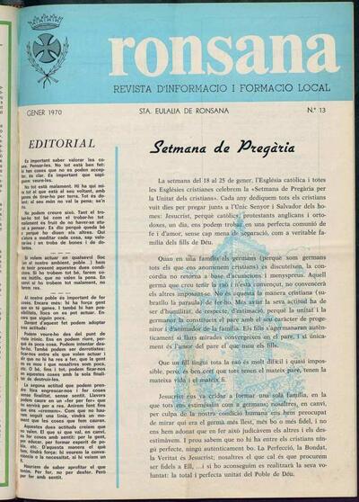 Ronçana, 1/1/1970 [Issue]
