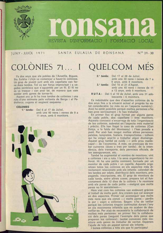 Ronçana, 1/6/1971 [Issue]
