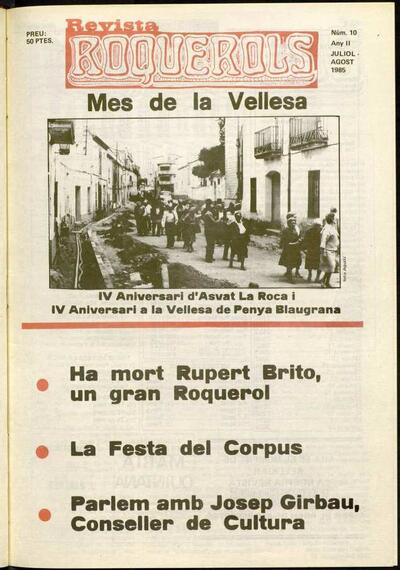 Roquerols, 1/8/1985 [Issue]