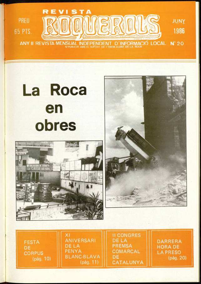 Roquerols, 1/6/1986 [Ejemplar]