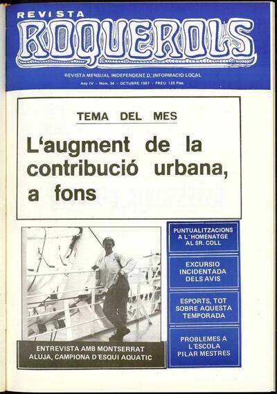 Roquerols, 1/10/1987 [Ejemplar]