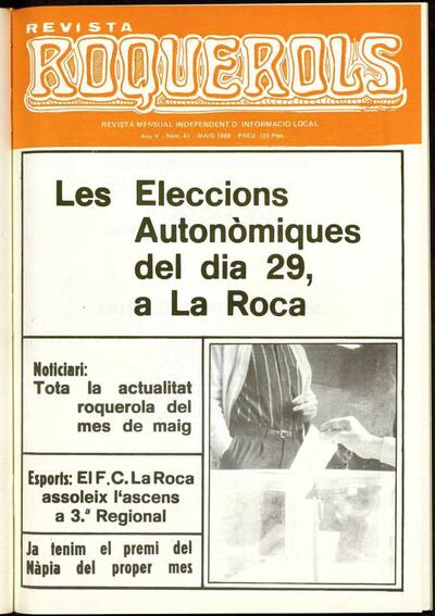 Roquerols, 1/5/1988 [Issue]