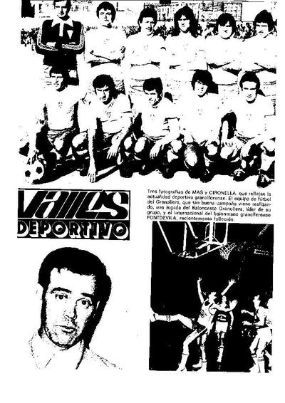 Vallés, 7/12/1976, Vallés Deportivo [Issue]