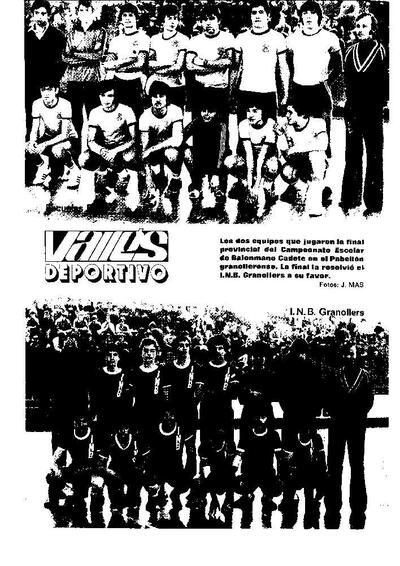 Vallés, 22/2/1977, Vallés Deportivo [Exemplar]