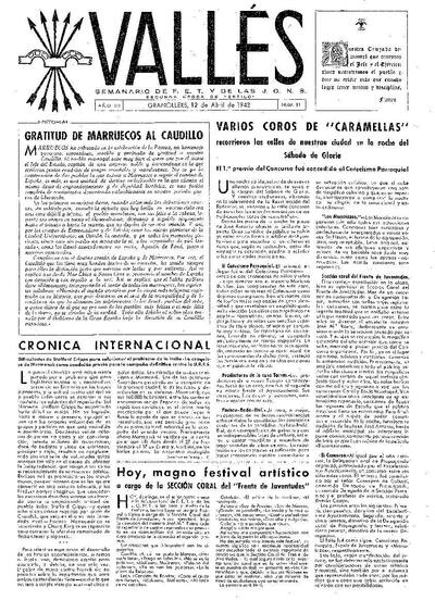 Vallés, 12/4/1942 [Issue]