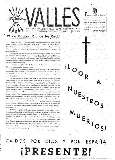 Vallés, 24/10/1943 [Ejemplar]