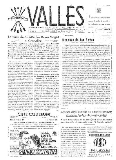 Vallés, 9/1/1944 [Ejemplar]