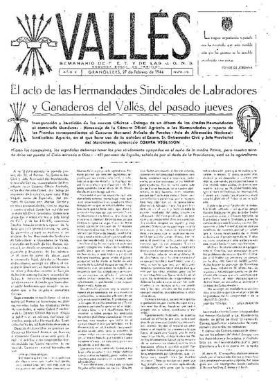 Vallés, 27/2/1944 [Ejemplar]