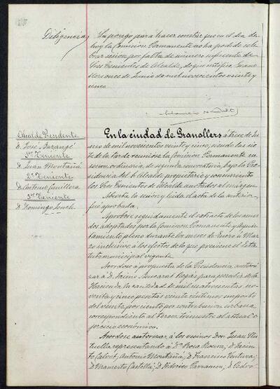 Actes de la Comissió Municipal Permanent, 11/6/1925, Diligència [Minutes]