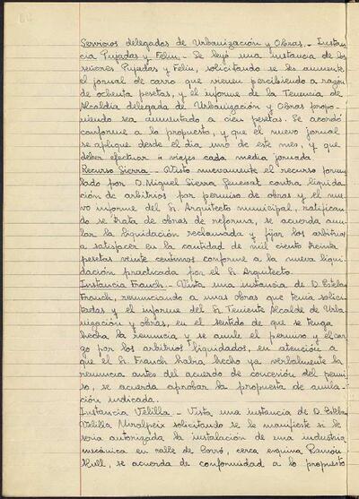 Actes de la Comissió Municipal Permanent, 3/1/1962, Sessió ordinària [Acta]