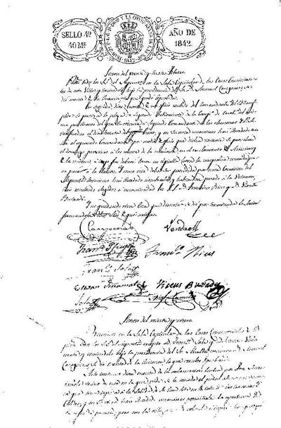 Actes del Ple Municipal, 24/2/1842, Sessió ordinària [Minutes]