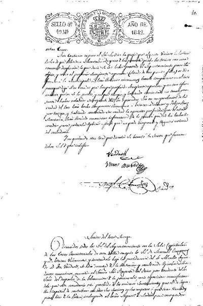Actes del Ple Municipal, 13/3/1842, Sessió ordinària [Minutes]
