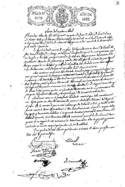 Actes del Ple Municipal, 4/4/1842, Sessió ordinària [Minutes]