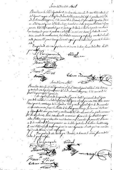 Actes del Ple Municipal, 7/4/1842, Sessió ordinària [Minutes]
