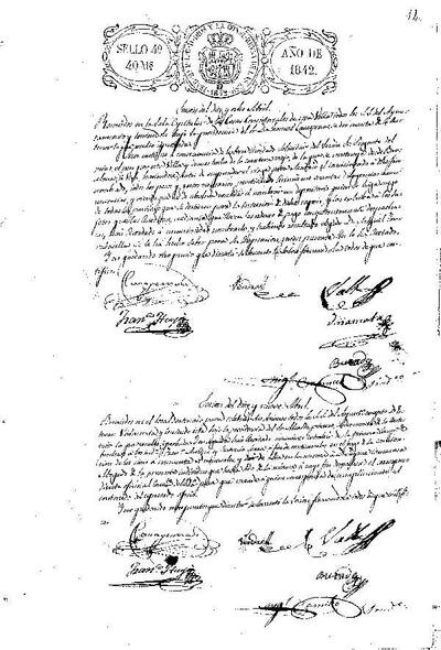 Actes del Ple Municipal, 18/4/1842, Sessió ordinària [Minutes]