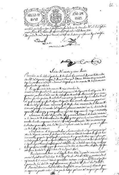 Actes del Ple Municipal, 25/6/1842, Sessió ordinària [Acta]