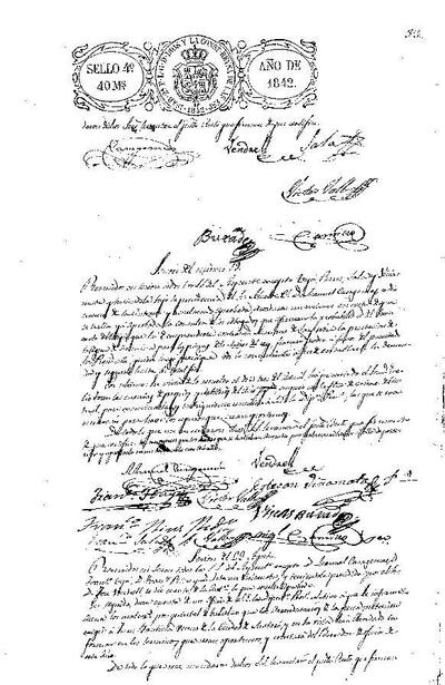 Actes del Ple Municipal, 22/8/1842, Sessió ordinària [Minutes]