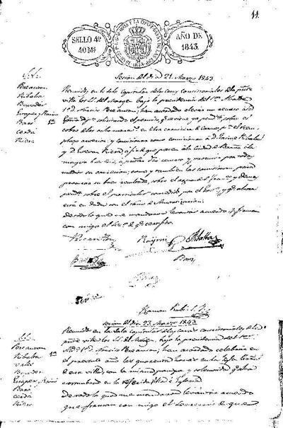 Actes del Ple Municipal, 21/3/1843, Sessió ordinària [Acta]
