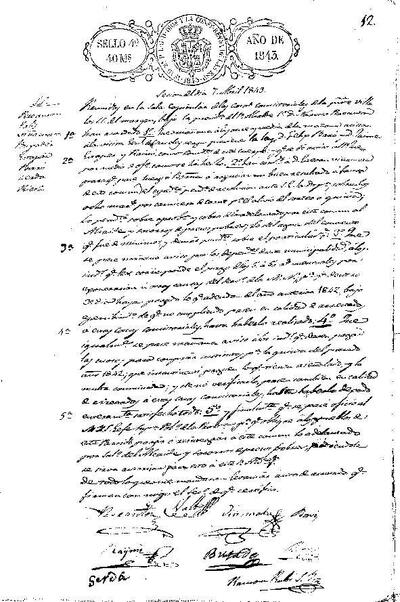Actes del Ple Municipal, 7/4/1843, Sessió ordinària [Minutes]