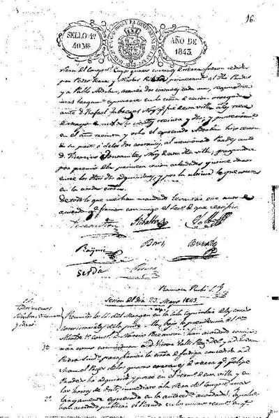 Actes del Ple Municipal, 23/5/1843, Sessió ordinària [Minutes]