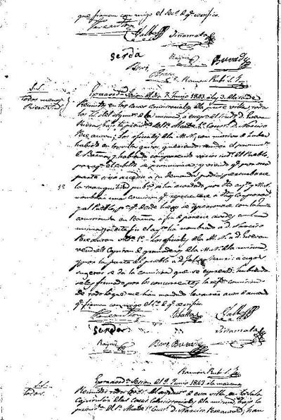 Actes del Ple Municipal, 9/6/1843, Sessió ordinària [Minutes]