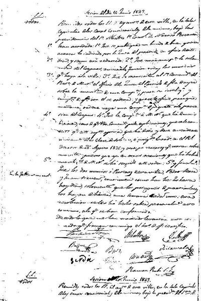 Actes del Ple Municipal, 14/6/1843, Sessió ordinària [Acta]