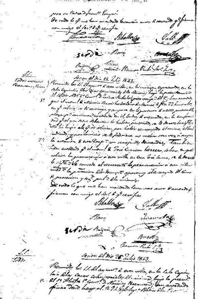 Actes del Ple Municipal, 18/7/1843, Sessió ordinària [Minutes]