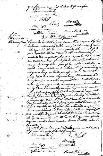 Actes del Ple Municipal, 5/8/1843, Sessió ordinària [Minutes]