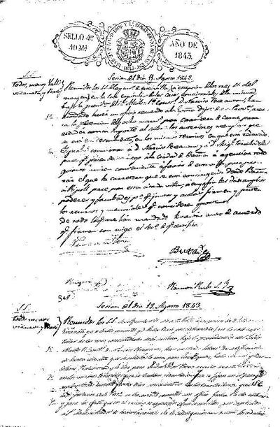 Actes del Ple Municipal, 11/8/1843, Sessió ordinària [Acta]