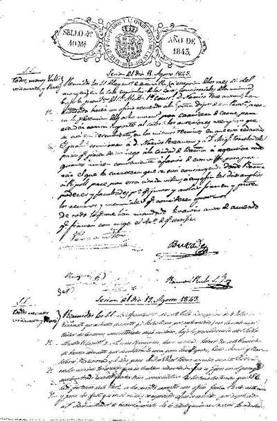 Actes del Ple Municipal, 19/8/1843, Sessió ordinària [Acta]
