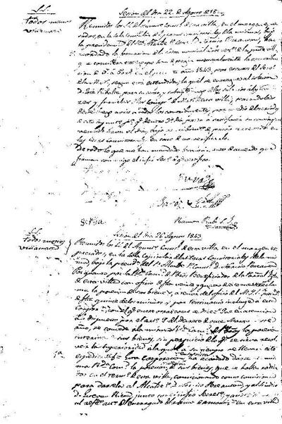 Actes del Ple Municipal, 22/8/1843, Sessió ordinària [Acta]