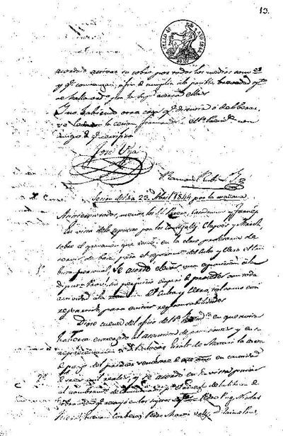 Actes del Ple Municipal, 23/4/1844, Sessió ordinària [Acta]
