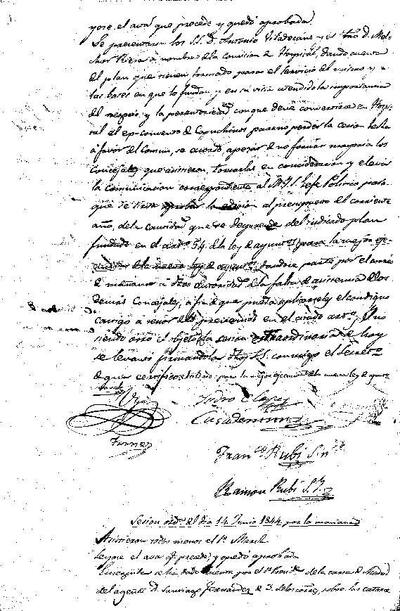Actes del Ple Municipal, 14/6/1844, Sessió ordinària [Acta]